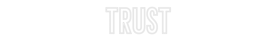 Néon personnalisé: Trust