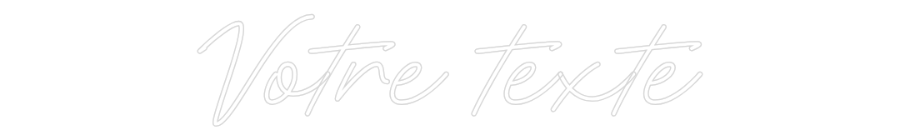 Néon personnalisé: Votre texte