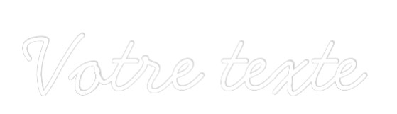 Néon personnalisé: Votre texte