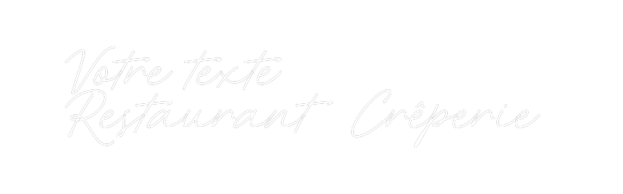 Néon personnalisé: Votre texte
...