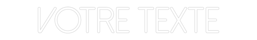 Néon personnalisé: Votre texte