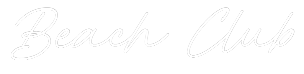 Néon personnalisé: Beach Club