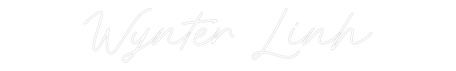 Néon personnalisé: Wynter Linh