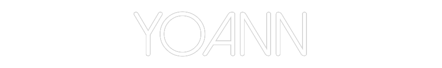 Néon personnalisé: Yoann