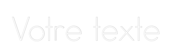 Néon personnalisé: Votre texte