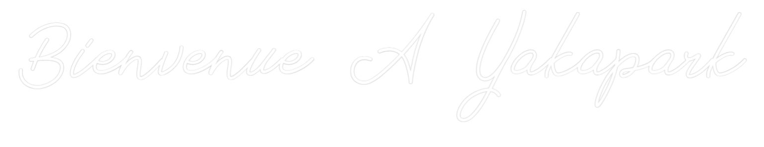 Néon personnalisé: Bienvenue A ...