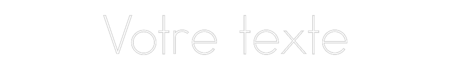 Néon personnalisé: Votre texte