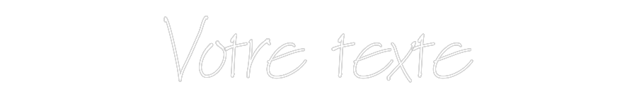 Néon personnalisé: Votre texte