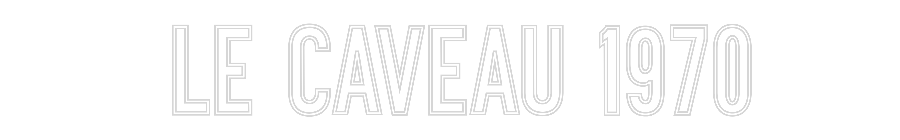 Néon personnalisé: Le Caveau 1970