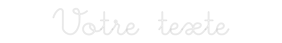 Néon personnalisé: Votre texte