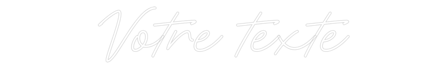 Néon personnalisé: Votre texte