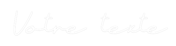 Néon personnalisé: Votre texte