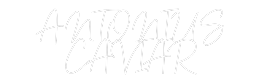 Néon personnalisé: ANTONIUS
CA...