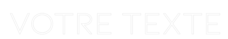 Néon personnalisé: Votre texte