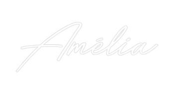 Néon personnalisé: Amélia