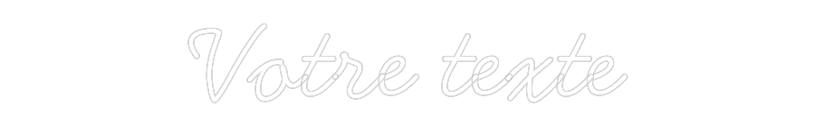 Néon personnalisé: Votre texte