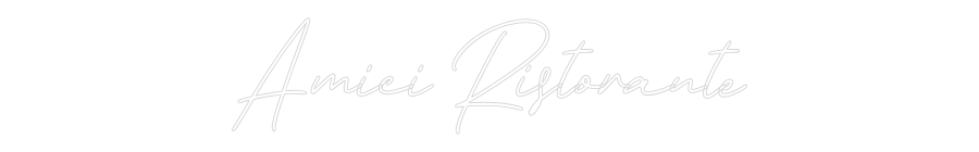 Néon personnalisé: Amici Ristora...