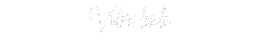 Néon personnalisé: Votre texte