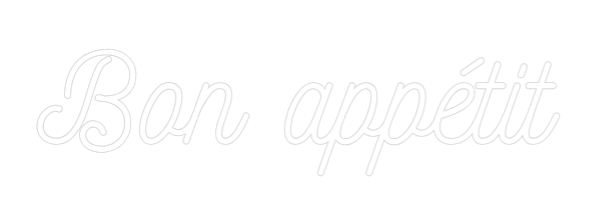 Néon personnalisé: Bon appétit
