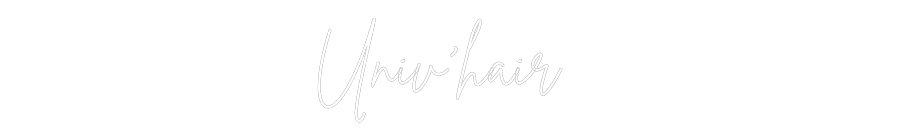 Néon personnalisé: Univ'hair