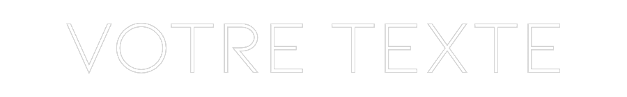 Néon personnalisé: Votre texte