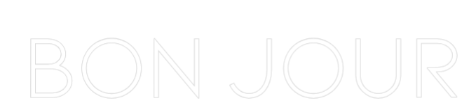 Néon personnalisé: BON JOUR