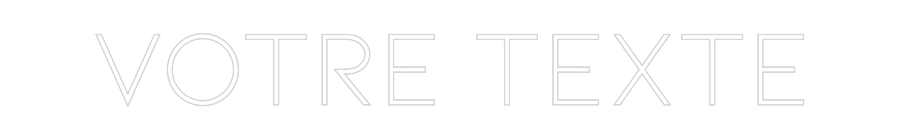 Néon personnalisé: Votre texte