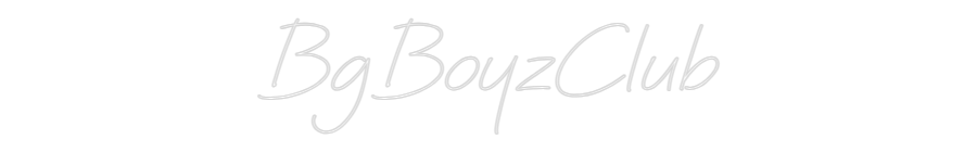 Néon personnalisé: BgBoyzClub