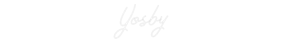Néon personnalisé: Yosby