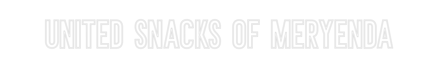 Néon personnalisé: UNITED SNACKS...