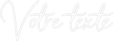 Néon personnalisé: Votre texte