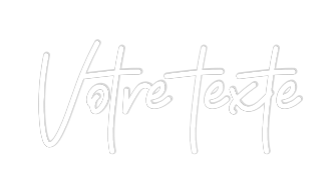 Néon personnalisé: Votre texte