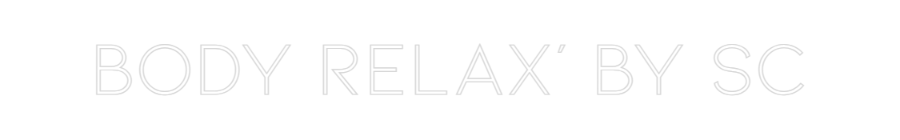 Néon personnalisé: Body Relax' b...
