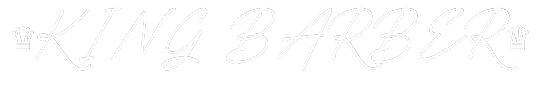 Néon personnalisé: ♛KING BARBER♛