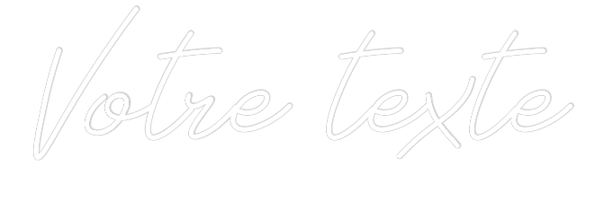 Néon personnalisé: Votre texte