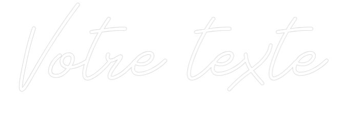 Néon personnalisé: Votre texte