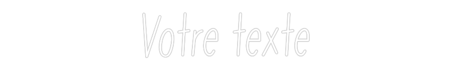 Néon personnalisé: Votre texte