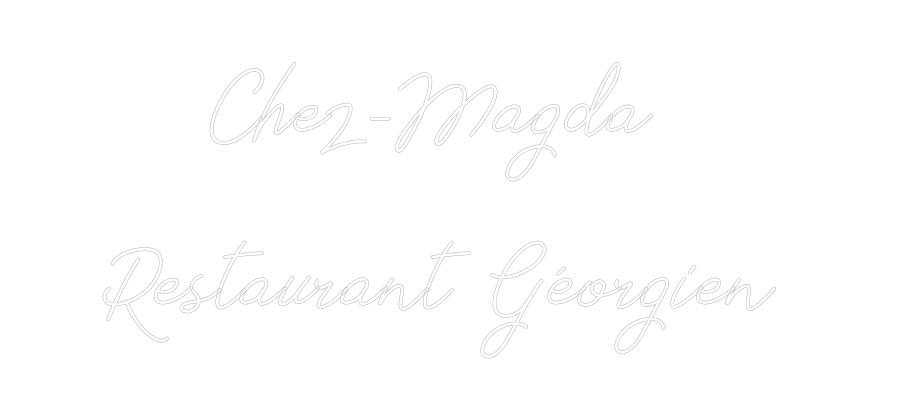 Néon personnalisé: Chez-Mag...