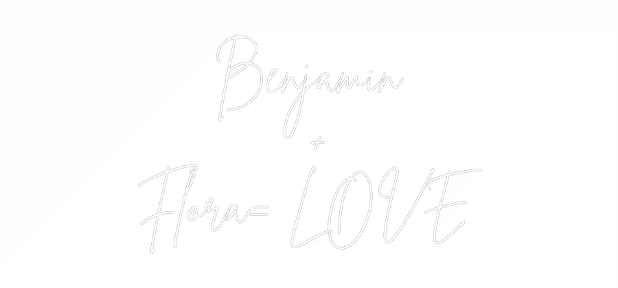 Néon personnalisé: Benjamin
...