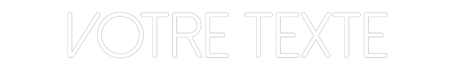 Néon personnalisé: Votre texte