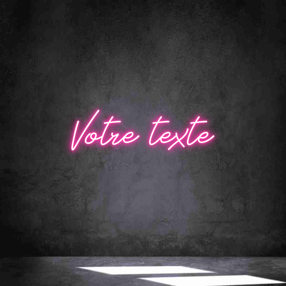 Néon personnalisé: Votre texte