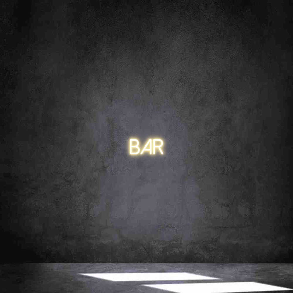 Néon personnalisé: Bar