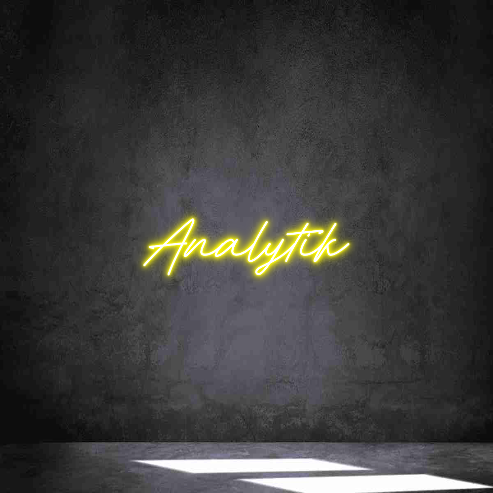 Néon personnalisé: Analytik