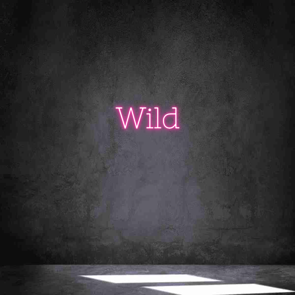 Néon personnalisé: Wild