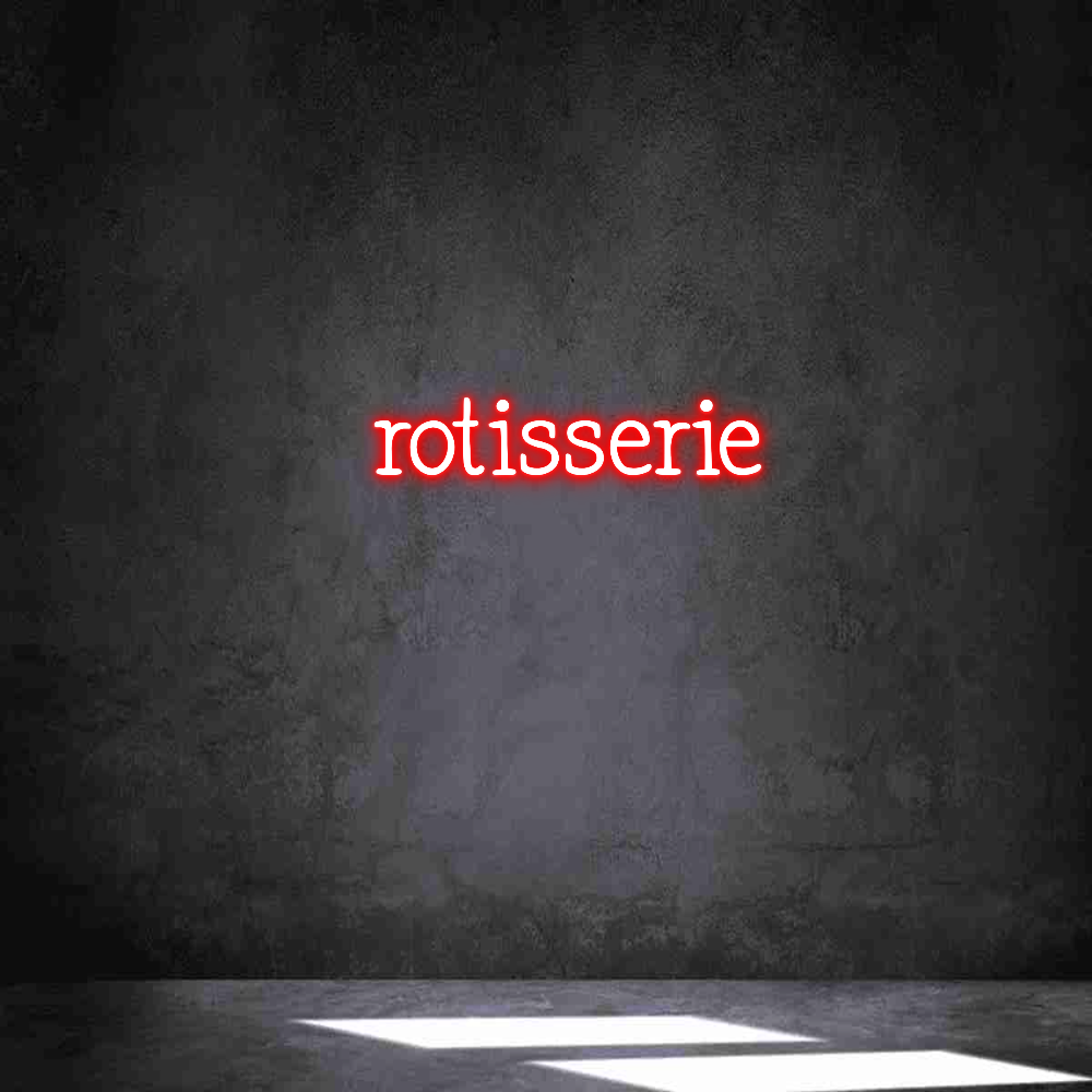 Néon personnalisé: rotisserie