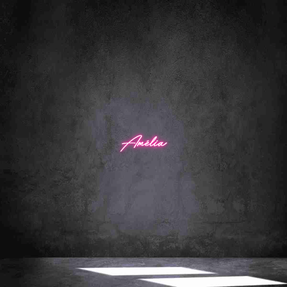 Néon personnalisé: Amélia