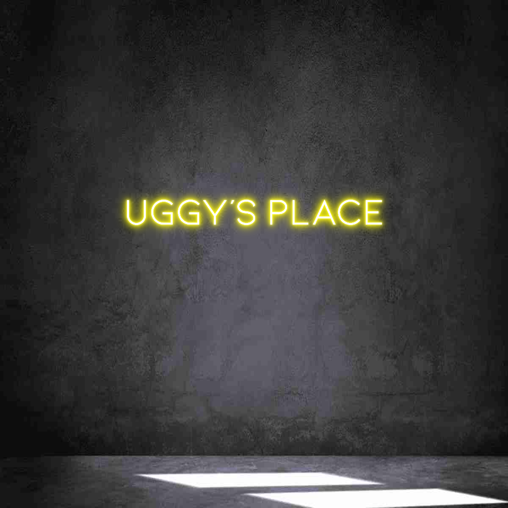 Néon personnalisé: Uggy's place