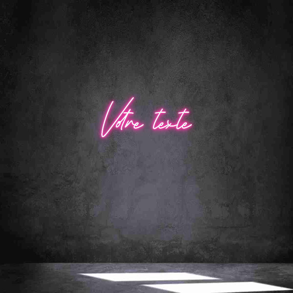 Néon personnalisé: Votre texte