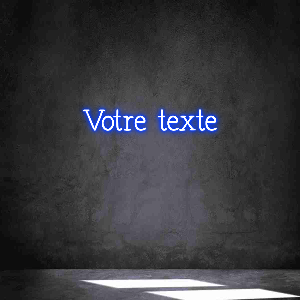 Néon personnalisé: Votre texte