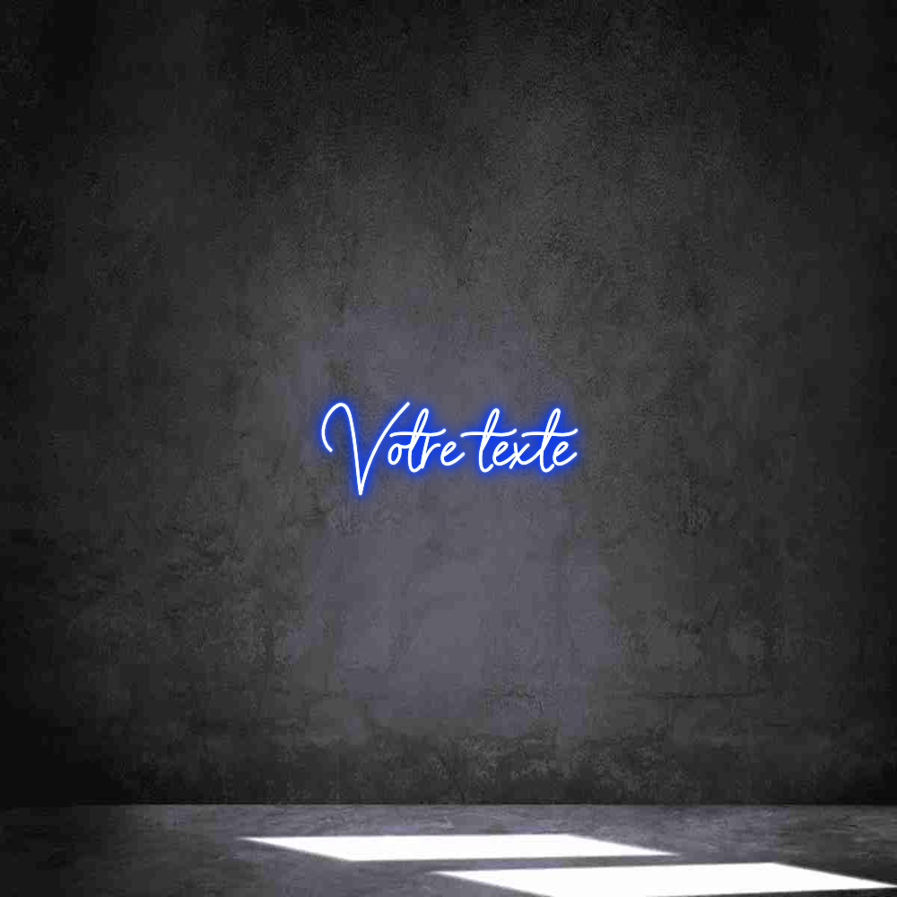 Néon personnalisé: Votre texte